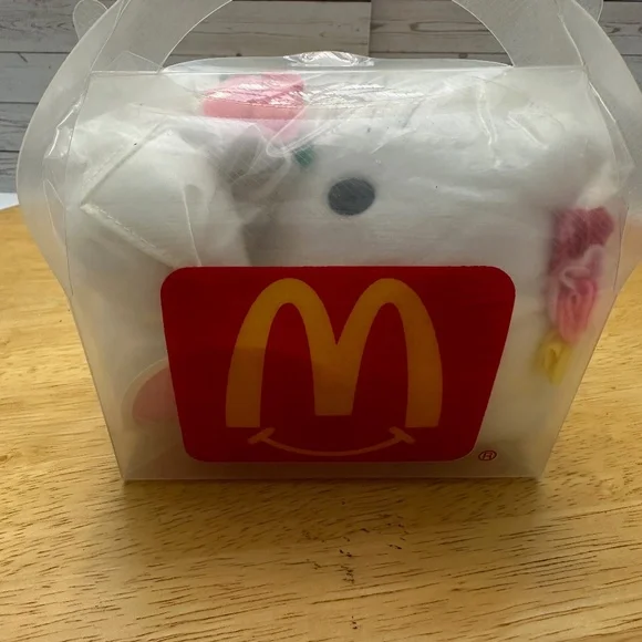 HELLO KITTY Dear Daniel WEDDING GOWN 6" Plush Toy McDonalds RARE MINT 2000 McD - Picture 7 of 7